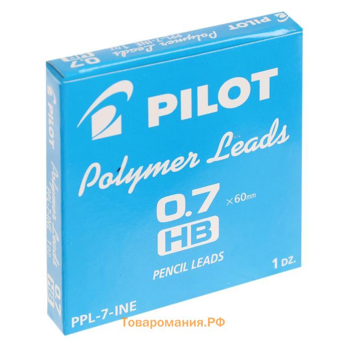 Набор грифелей для механических карандашей Pilot PPL 12 штук 0,7мм