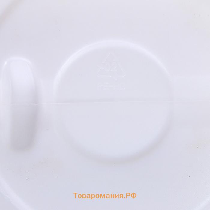 Бочка пищевая, 60 л, горловина 21.5 см, пластиковая, с крышкой