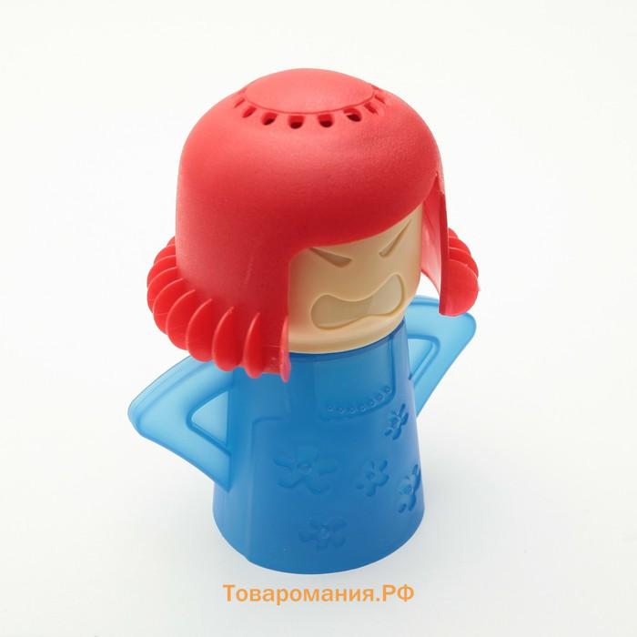 Устройство для чистки микроволновой печи  Angry mama, 10.5×8×13 см, пластик, фиолетовое