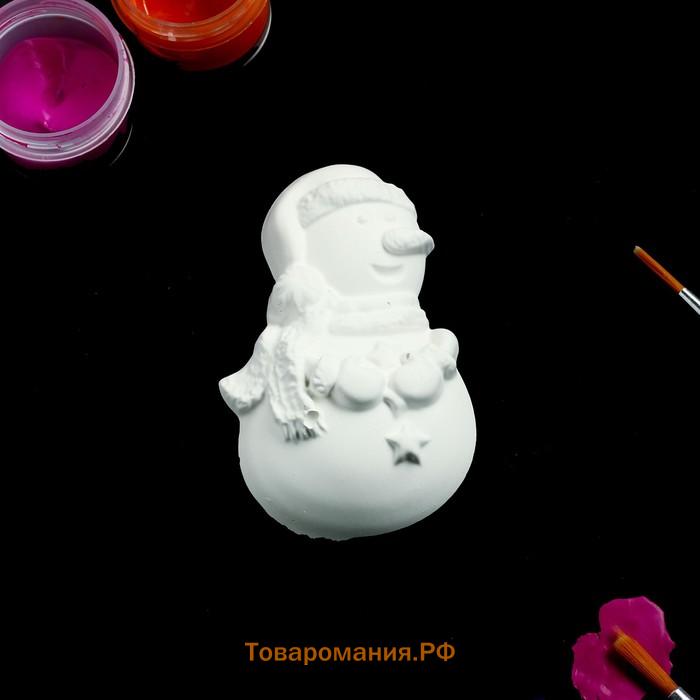 Набор для раскраски с подвесом "Новогодний" 10х7см 3шт