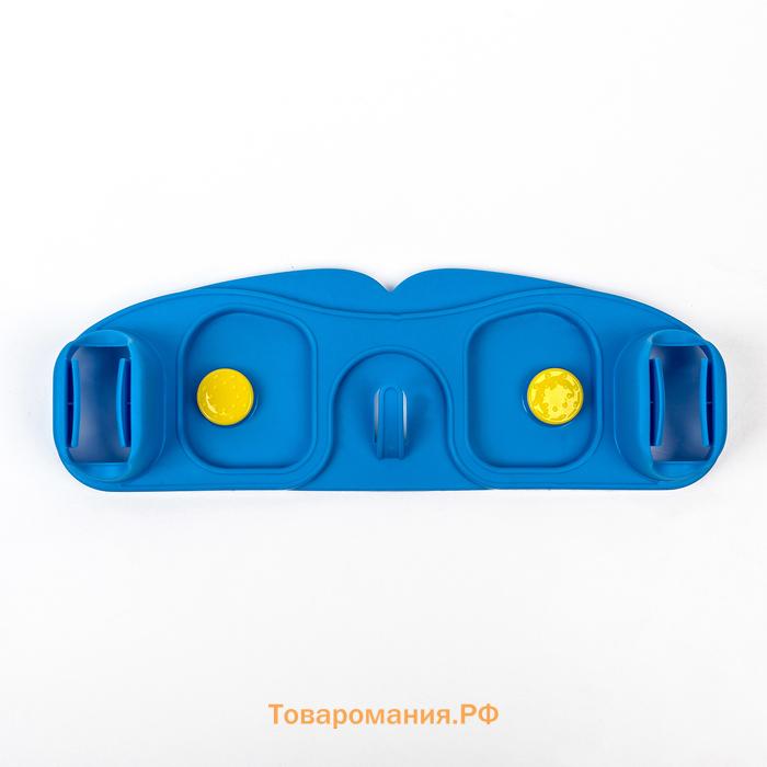 Держатель для швабр, 30×10×5 см, на липучке, с крючком, МИКС