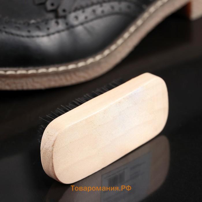 Щётка для одежды и обуви , 8.3×3.5×2.5 см, искусственная щетина