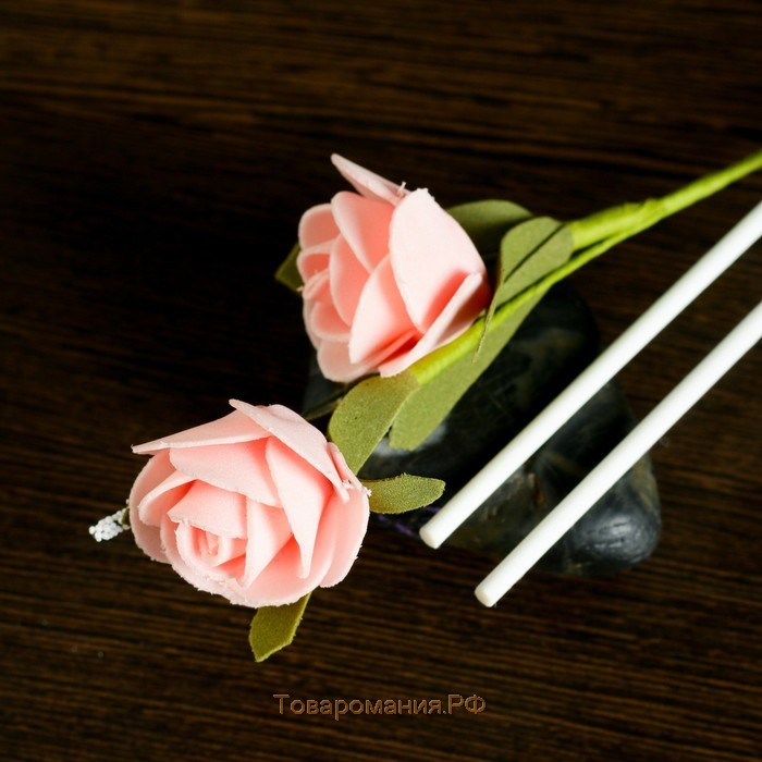 Диффузор ароматический с цветком "Классика", 50 мл, роза, "Богатство Аромата"