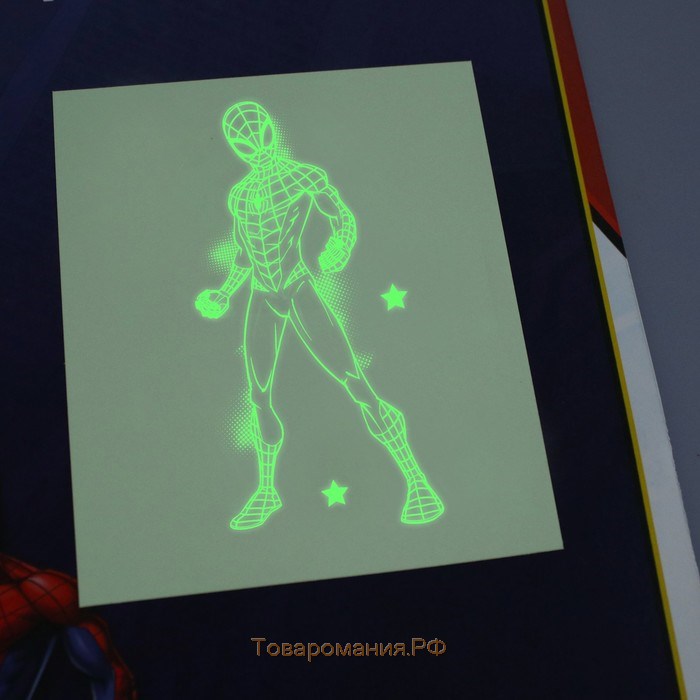 Набор для рисования в темноте «Человек-паук: Магия света»