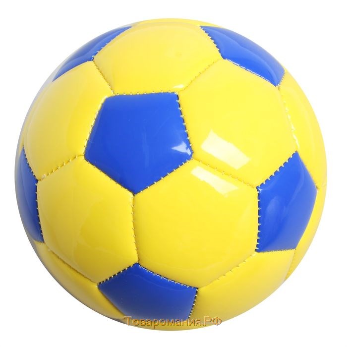Мяч футбольный ONLYTOP, PVC, машинная сшивка, 32 панели, р. 2, цвет МИКС