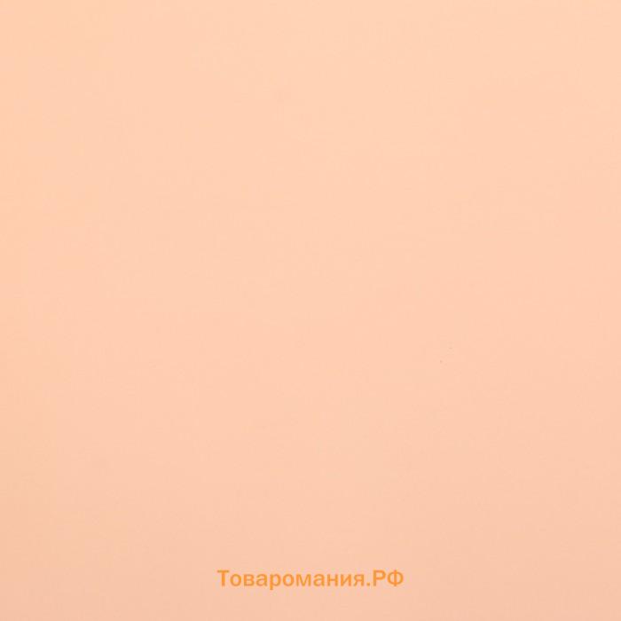 Пленка матовая для цветов, двухсторонняя, «Зефир», бежево - бронзовая, 57 см × 5 м