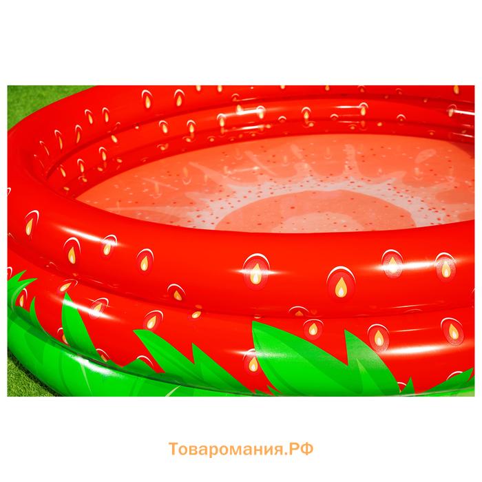 Бассейн надувной Bestway Sweet Strawberry, 168×168×38 см, 51145