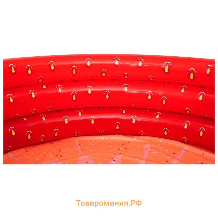 Бассейн надувной Bestway Sweet Strawberry, 168×168×38 см, 51145