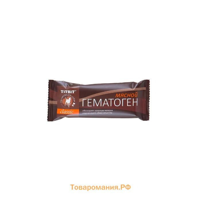 Гематоген Titbit мясной для собак, классический, 35 г