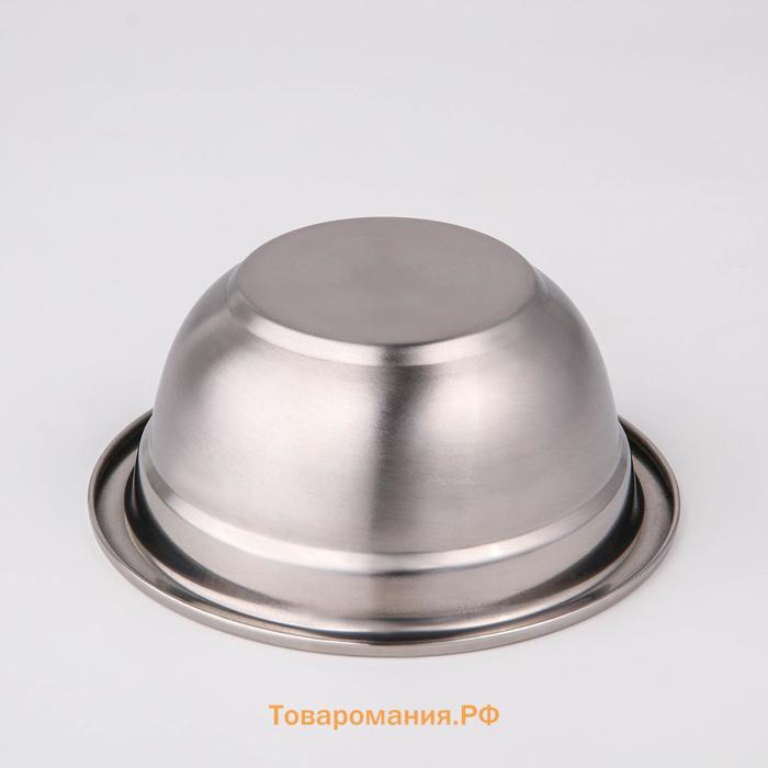 Миска Hanna Knövel, 500 мл, 14×6 см, 201 марка стали, толщина 0.8 мм, внутренний диаметр 12 см, нержавеющая сталь