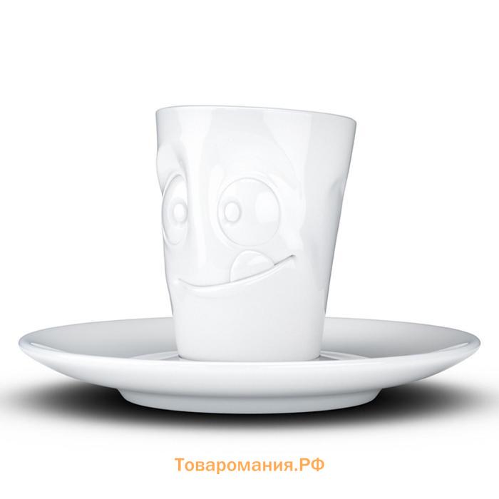 Кофейная чашка с блюдцем Tassen Tasty, 80 мл, цвет белый