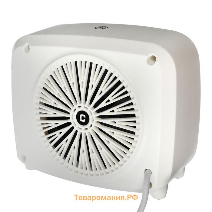 Тепловентилятор Centek CT-6023, керамический, настольный, 1500 Вт, 15 м², серый