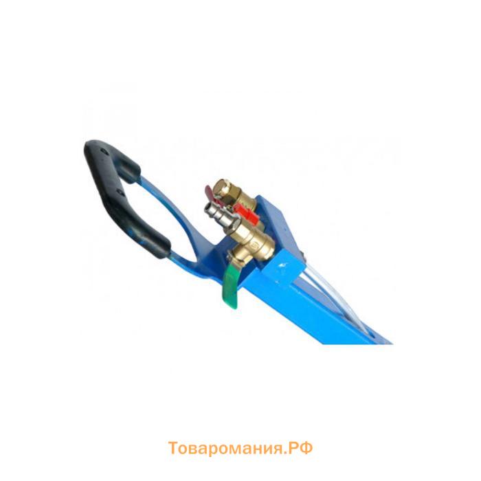 Домкрат пневматический AE&T T08102A, 2 т, 2-секционный, с ручкой, 125-300 мм, опора 102 мм