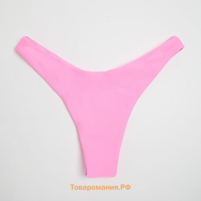 Плавки купальные женские MINAKU бикини, цвет розовый, размер 42