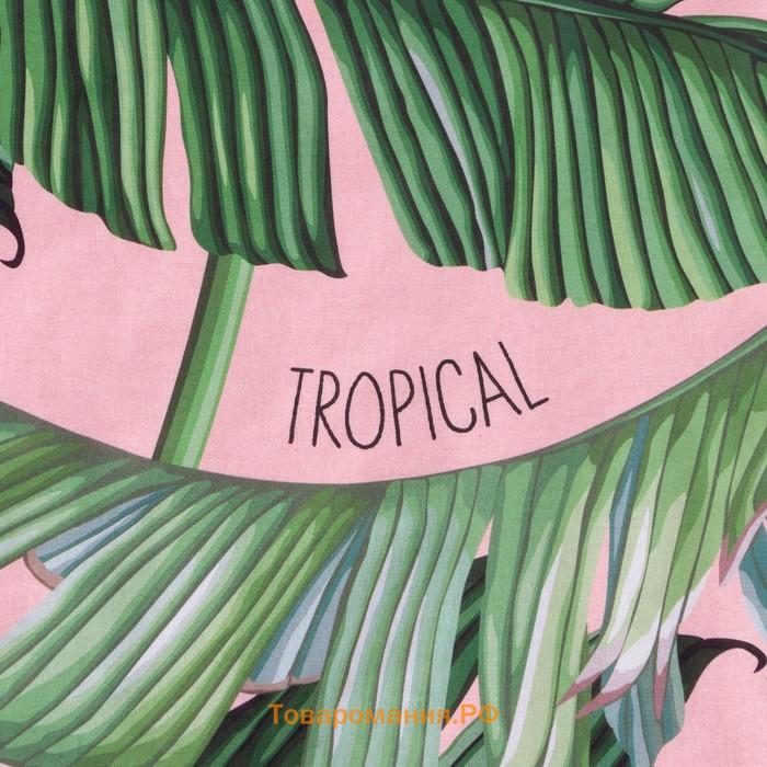 Постельное бельё  1.5 сп Tropical 143х215 см, 150х214 см, 70х70 см - 2 шт