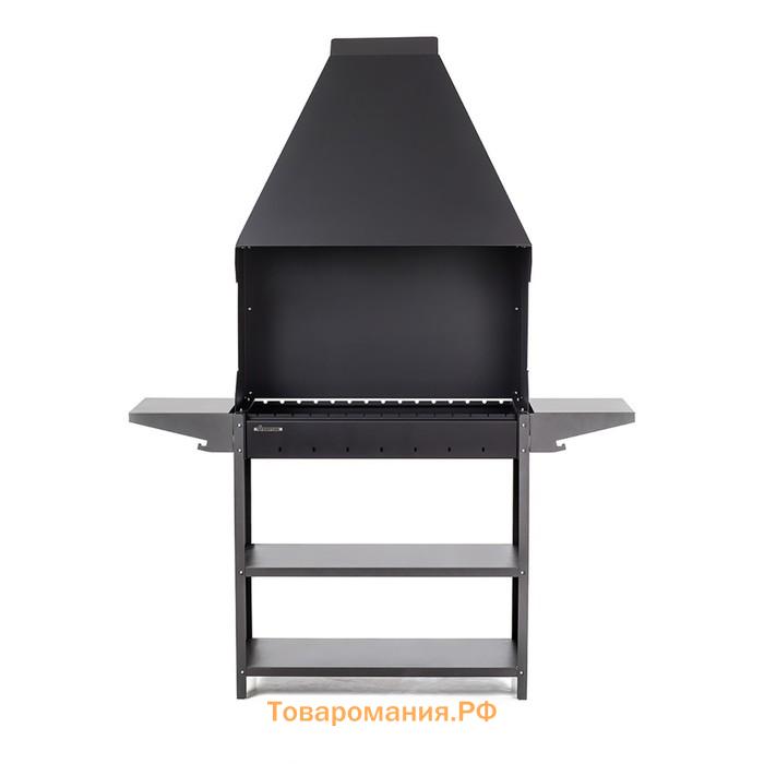 Мангал Professional Standart Zont PSZ3000, 158.2×41.2×207.9 см, 3 мм, полки, с крышей