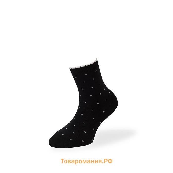 Носки детские OMSA kids Calzino 22P31 в горошек Nero, размер 31-34