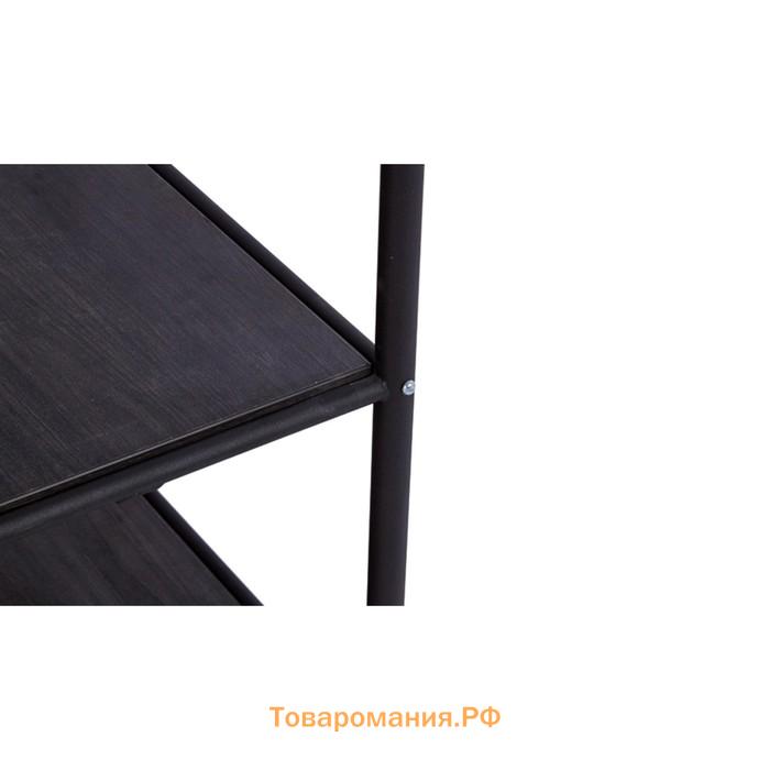 Столик для пеленания Polini kids Vintagе 1180, металлический, цвет чёрный матовый/морское дерево кар