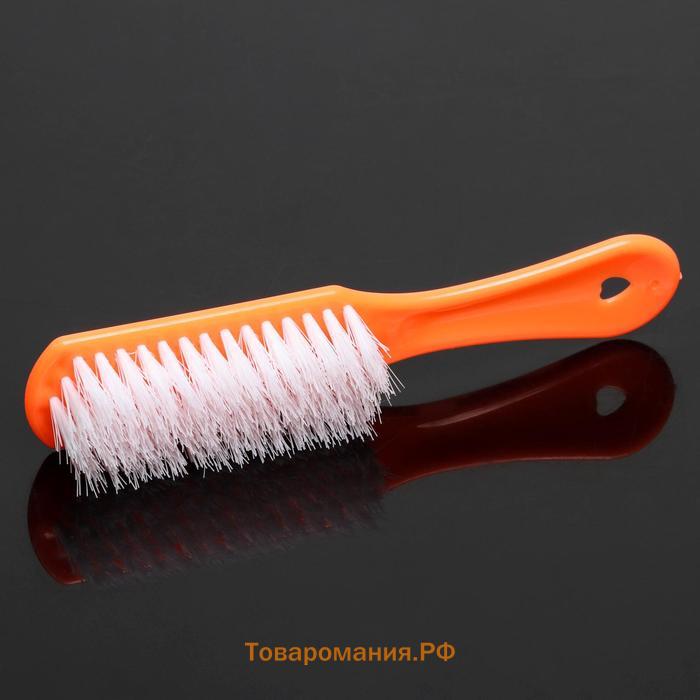 Щётка для овощей и фруктов с ручкой , 17×3.3×2 см, МИКС