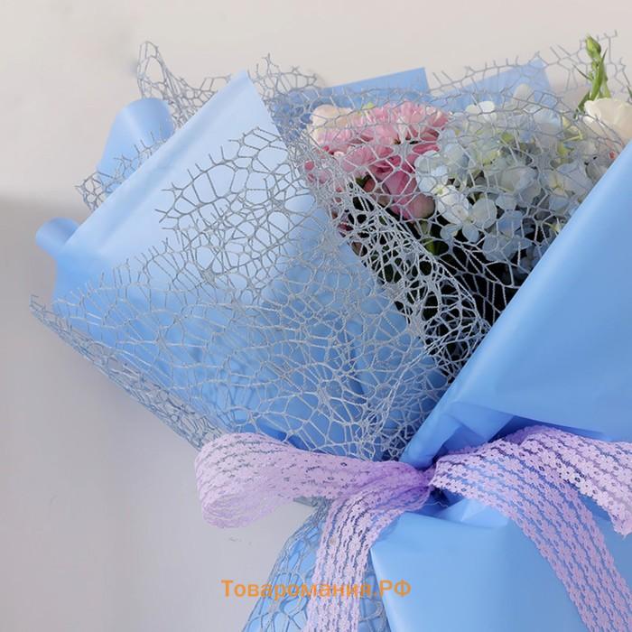 Сетка для цветов «Крошет», розовый, 0.5×4.5 м