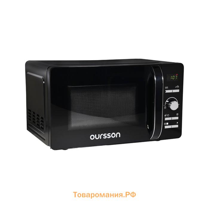 Микроволновая печь Oursson MD2033/BL, 700 Вт, 20 л, чёрная