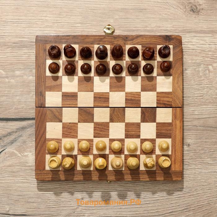 Шахматы, 20×20 см, дерево шишам