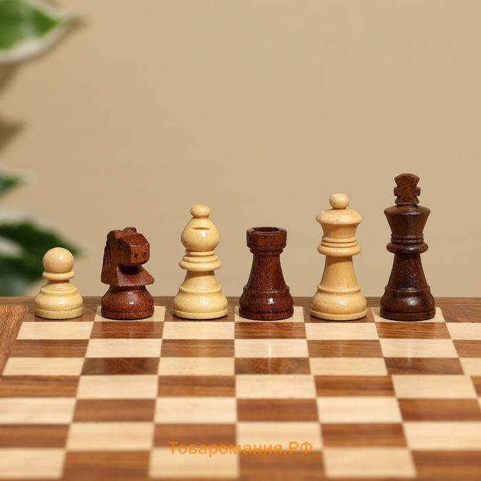 Шахматы, 20×20 см, дерево шишам