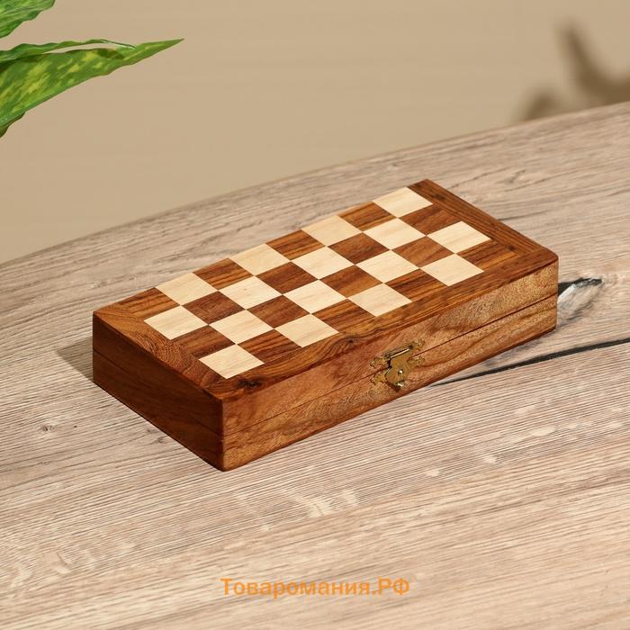Шахматы, 20×20 см, дерево шишам
