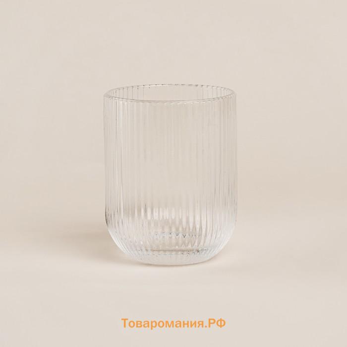 Стаканы SL Home «Модерн», 260 мл, 7.5×9.5 см, набор 6 шт., стекло, прозрачные