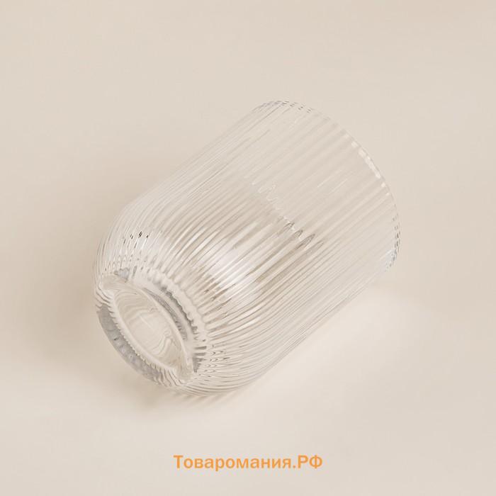 Стаканы SL Home «Модерн», 260 мл, 7.5×9.5 см, набор 6 шт., стекло, прозрачные