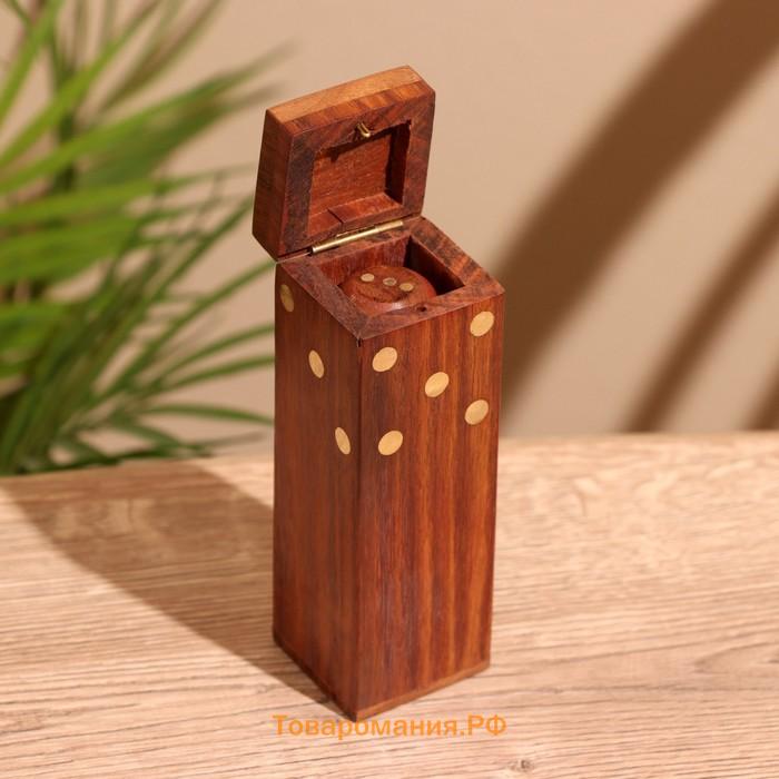 Игра настольная «Кубики», 12.5×4×4 см, дерево шишам