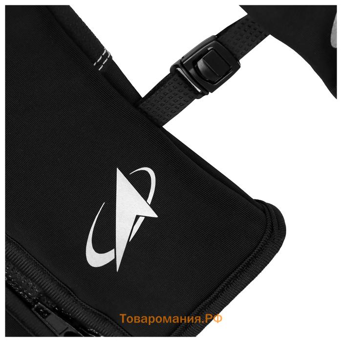 Перчатки РОСКОСМОС х ONLYTOP, р. S-M, чёрные