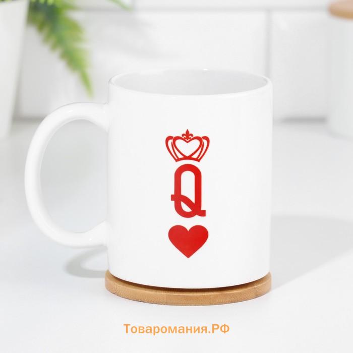 Кружки керамичсекие «Король и королева», 2 шт., 320 мл
