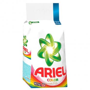 Стиральный порошок Ariel Color, автомат, 6 кг
