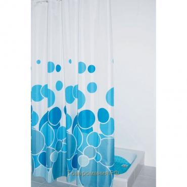 Штора для ванных комнат Kani, цвет синий