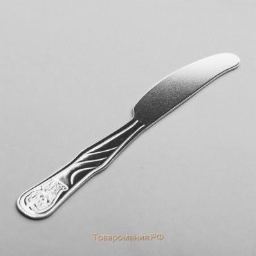 Нож столовый «Лёвушка», h=16,5 см, цвет серебряный