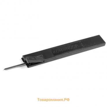 Грифели для цанговых карандашей 2,0 мм Koh-I-Noor 4190, 2В, 2 штуки в футляре
