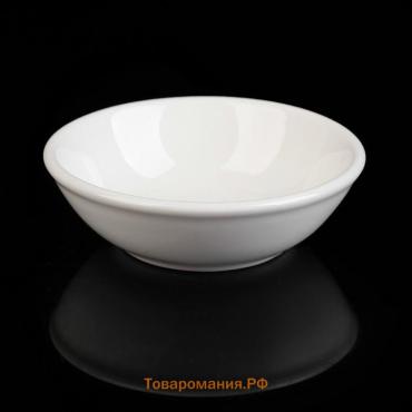 Соусник  White Label, 50 мл, d=7.5 см, фарфор, белый