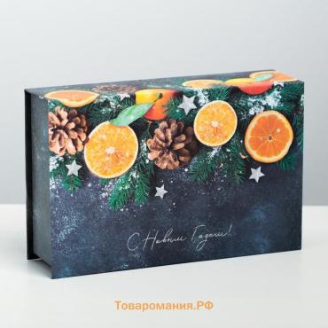 Коробка‒книга «Тепла и подарков в Новом году», 20 х 12.5 х 5 см, Новый год