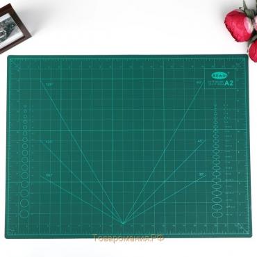 Резиновый мат для творчества формат А2 45х60 см толщина 3 мм МИКС