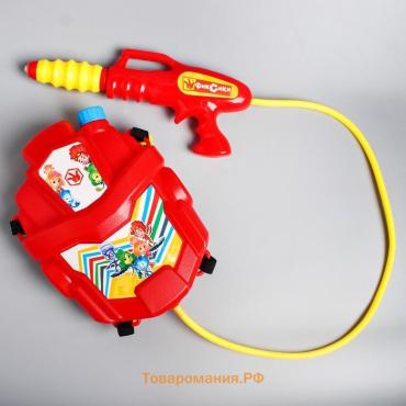 Водный ранец с пушкой, Фиксики, 1.5 л
