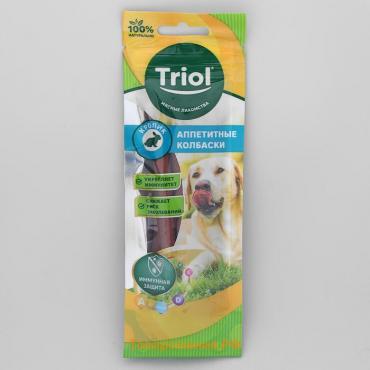 Аппетитные колбаски Triol из кролика для собак, 40г