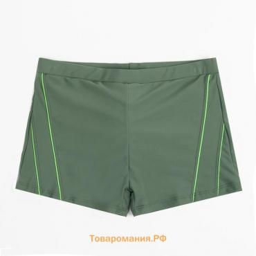 Плавки купальные для мальчика MINAKU "Спорт" цвет зелёный, рост 110-116