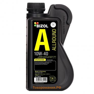 Масло моторное BIZOL Allround 10W-40 SN A3/B4 MA2, НС-синтетическое, 1 л