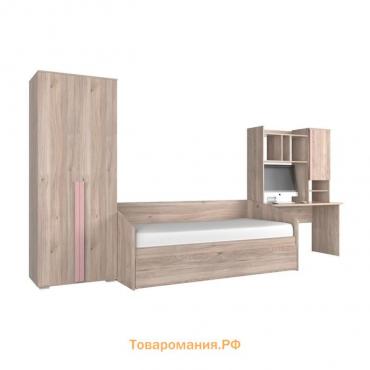 Комплект детской мебели «Лайк К11», ЛДСП, цвет дуб мария / роуз