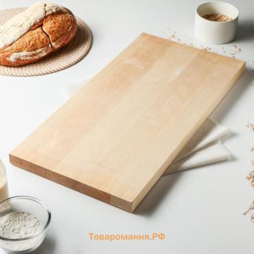 Доска разделочная деревянная , 60×30×3 см, массив берёзы