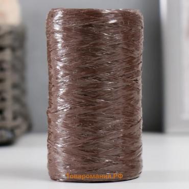 Пряжа для ручного вязания 100% полипропилен 200м/50гр. (09-коричневый)